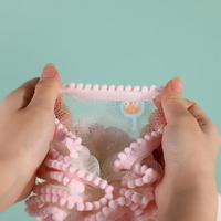 Gambar OHSOME - Premium Bath Ball With Soft Massage Beads With Foaming Strap/ Bath Net Ball/ Loofah - Pink dari OHSOME Homeliving Kab. Bekasi 3 Tokopedia