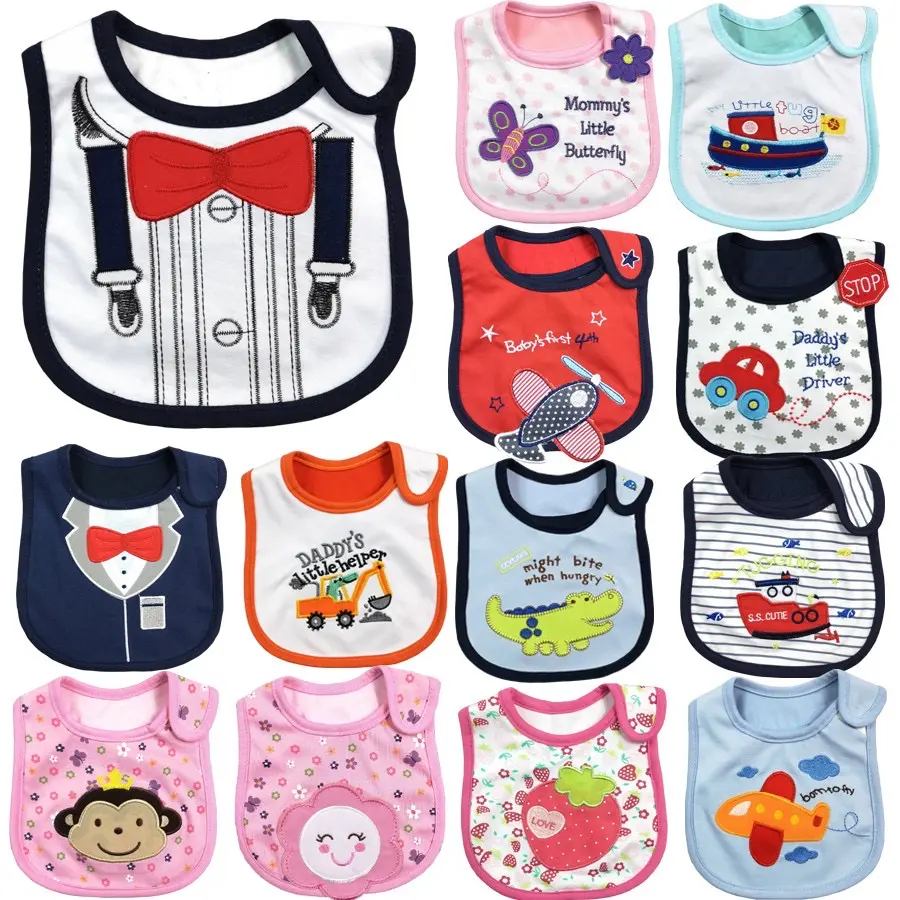 XUXIN Sale Baby Boy Girl Brand Cotton Bibs Drool Pad Saliva Towel Burp Cloth Feeding Newborn Babies Kids Bib