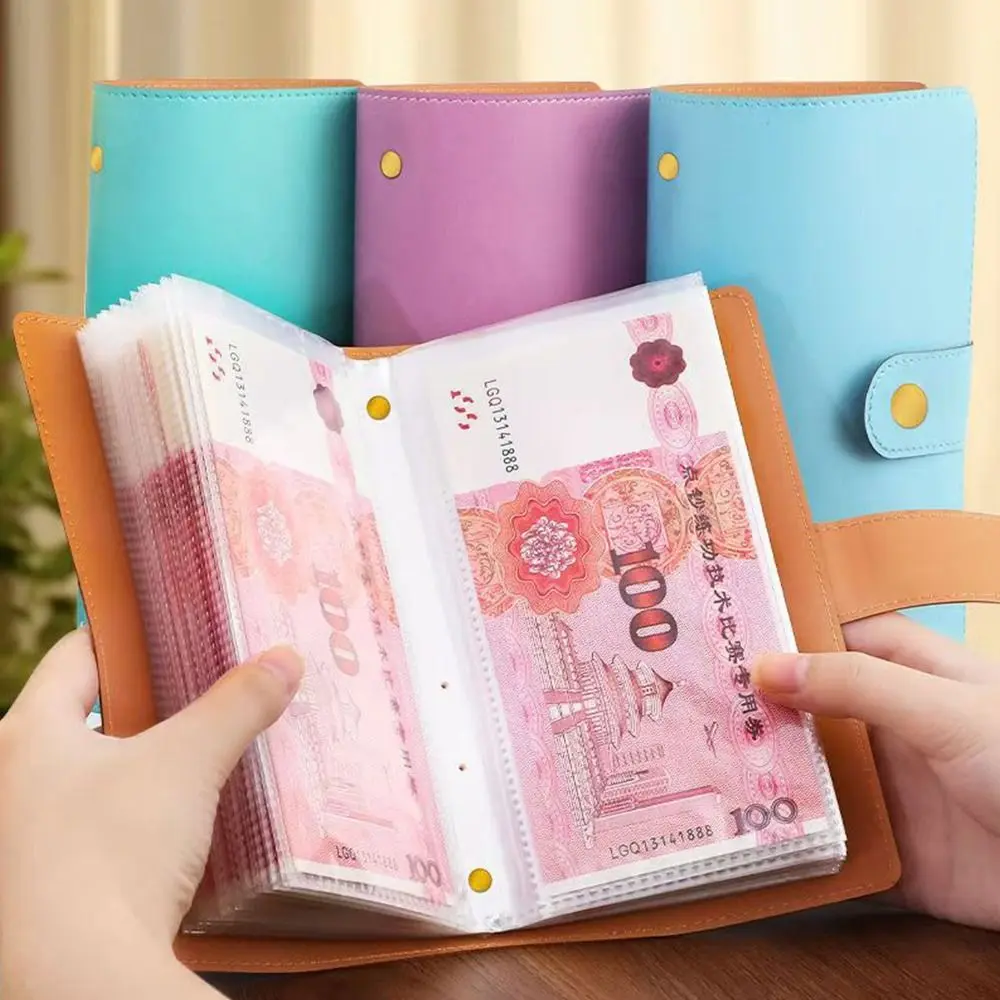 Challeng PU 100 Phong Bì Tiết Kiệm Tiền, Thiết Kế Vui Nhộn, Dung Tích Lớn, Đóng Gáy Mini, Không Thấm Nước, Có Thể Tái Sử Dụng, Thích Hợp Cho Trẻ Em, Nhiệm Vụ Tiết Kiệm, Nhiệm Vụ Lập Ngân Sách