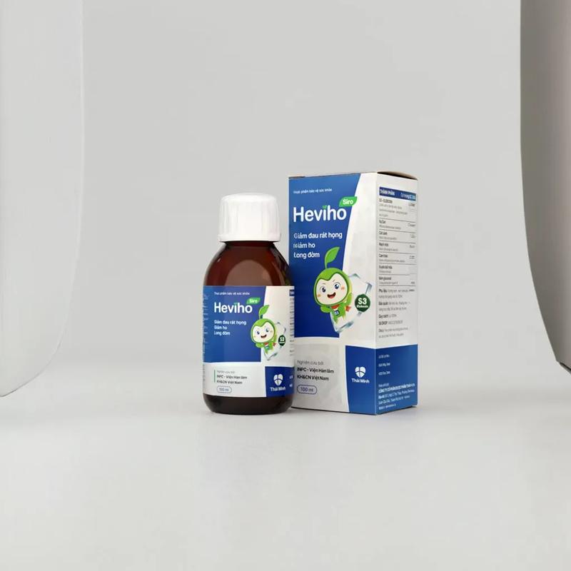 [COMBO MẸ BÉ TRẢI NGHIỆM] Heviho - Siro ho Viện Hàn lâm - Combo 1 Siro Heviho & 1 Viên uống Heviho - Chai 100ml & Hộp 20 viên 2