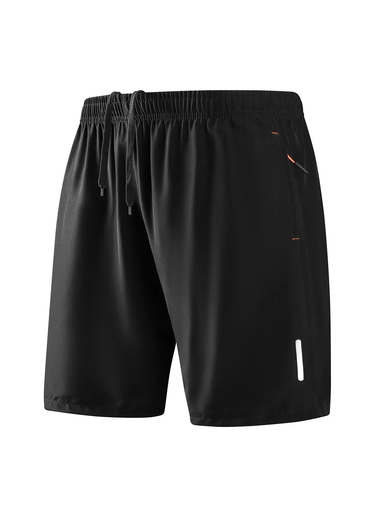 Men's Solid Pocket Drawstring Waist Gym Shorts, Casual Breathable Lightweight Comfortable Shorts for Gym Workout Running, Men's Summer Sportswear