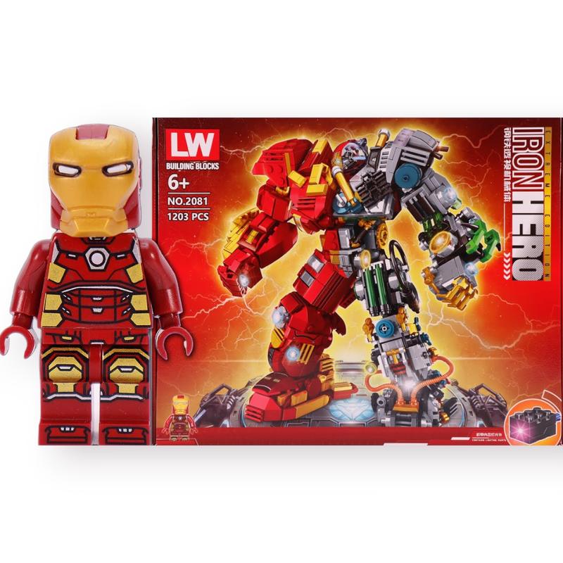 MAINAN ANAK EDUKATIF/BRICK/BONGKAR PASANG SUPERHERO IRONMAN EXTREMER LW2081A 1