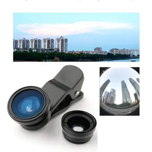 Lensa Kamera HP Smartphone 3 in 1 Fish Eye Macro Wide 0.67X - OD-31