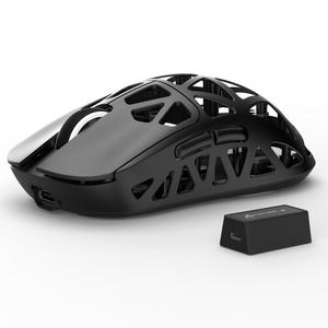 ATTACK SHARK R2 ワイヤレスゲーミングマウス、超軽量マグネシウム合金マウス、8000Hzポーリングレート、2.4G／ワイヤレス／有線対応、Windows／Mac向けのカスタマイズ可能なマウス
