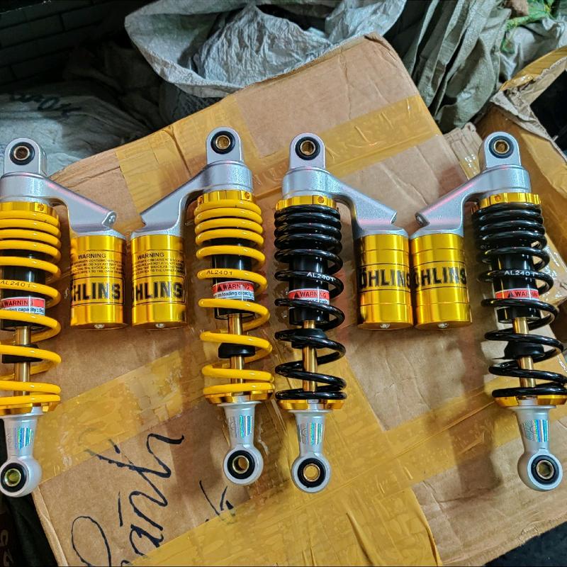 {Rẻ} Phuộc sau Oh.lins bình dầu gắn Dream Wave Elegant Galaxy Future led Cub Sirius Taurus Jupiter MX xe điện