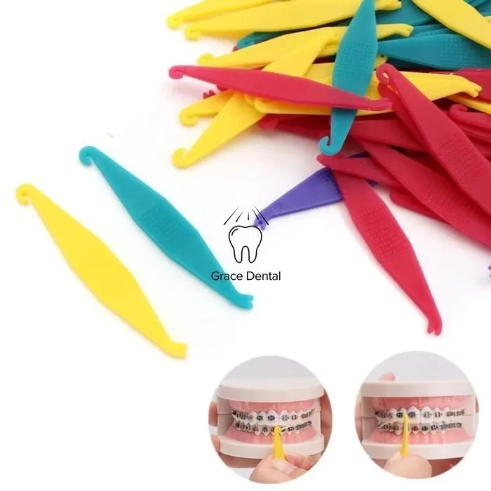 Elastic Placer Ortho Alat Pasang Karet Behel