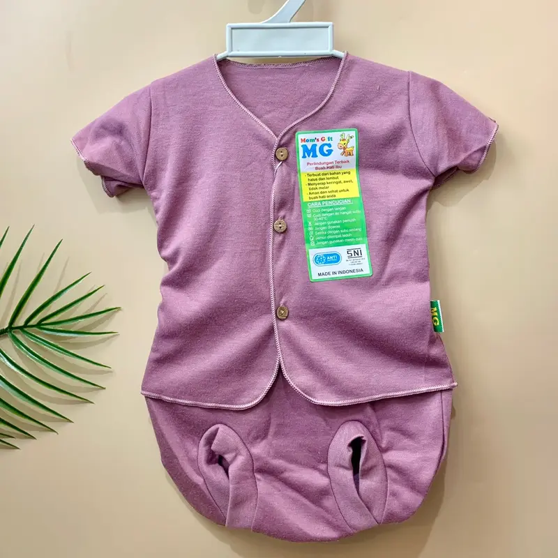 Mom Gift set polos - setelan polos newborn Bayi lahir 0-6 bulan 2