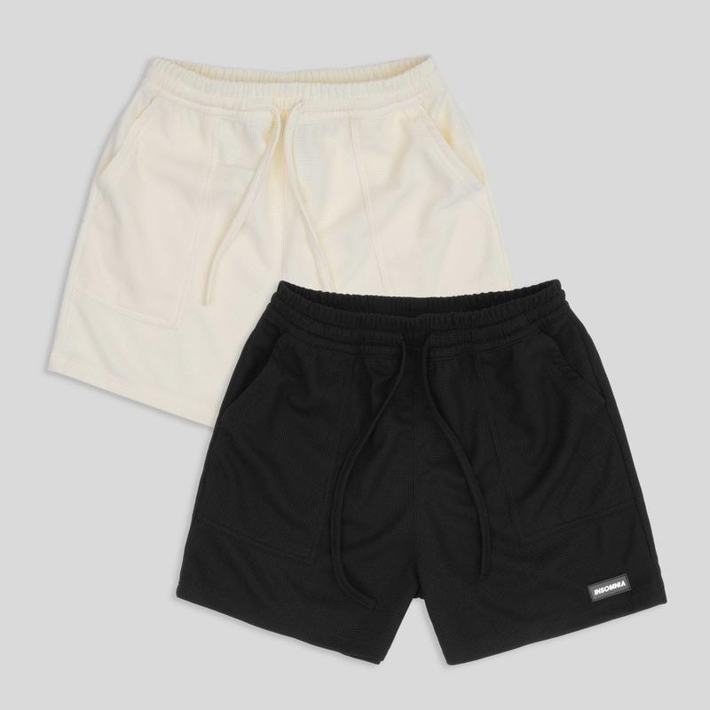 Quần Short Waffle Tổ Ong INSOMNIA Unisex Nam Nữ Local Brand - PS004
