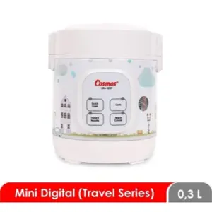 Cosmos Mini Digital Rice Cooker 0.3 Liter 4in1 Travel Series CRJ-1031