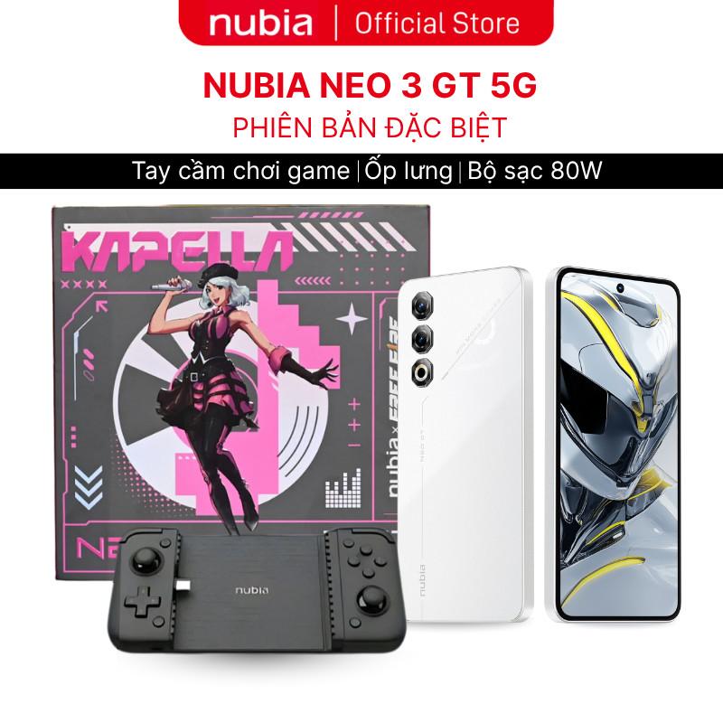 Phiên bản đặc biệt Điện thoại Gaming Nubia Neo 3 GT 5G 24 12+12 GB I 256GB I OLED 1300 nits I 6000mAh sạc 80W