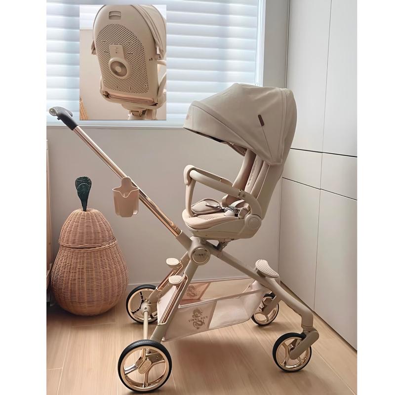 VINNG Q11 TẶNG KÈM QUẠT XE ĐẨY GẤP GỌN DU LỊCH PHIÊN BẢN MỚI NHẤT 2025 Mộc trà xe đẩy Kem xe  đẩy xe  đẩy