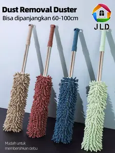 Kemoceng Adjustable 100cm Berkualitas Tarik Cendol Microfiber Dust Removal Duster Cleaning