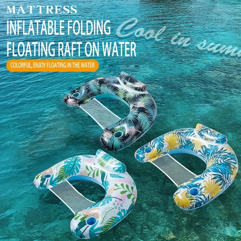 Pool Floats For Adults With Cup Holders 2 Pack - Heavy Duty Inflatable ...