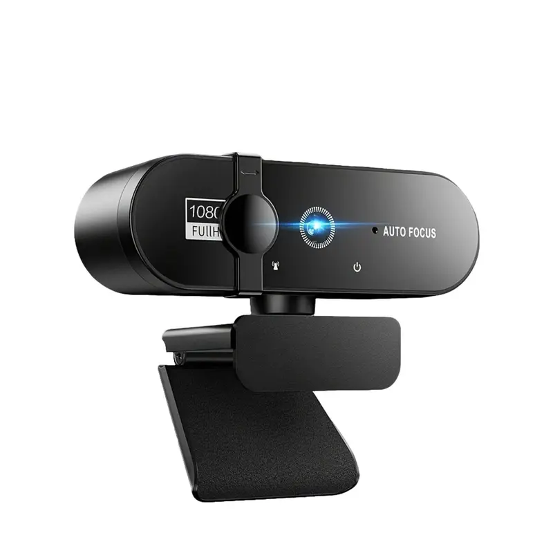 Full HD 1080P Webcam, Auto Focus Webcam with Microphone, USB Web Camera for Video Calling, Compatible with Skype, Zoom, FaceTime, Hangouts, PC/MAC/Laptop/Macbook/Tablet 0