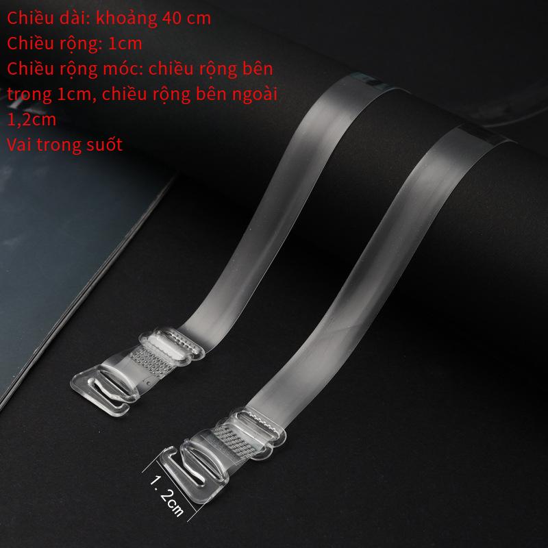 Product Introduction of Invisible Shoulder Strap Plastic Buckle TPU Transparent Bra Frosted High Elastic All-Match Adjustable Non-Magnetic Strap One-Word Adjustable Buckle 8