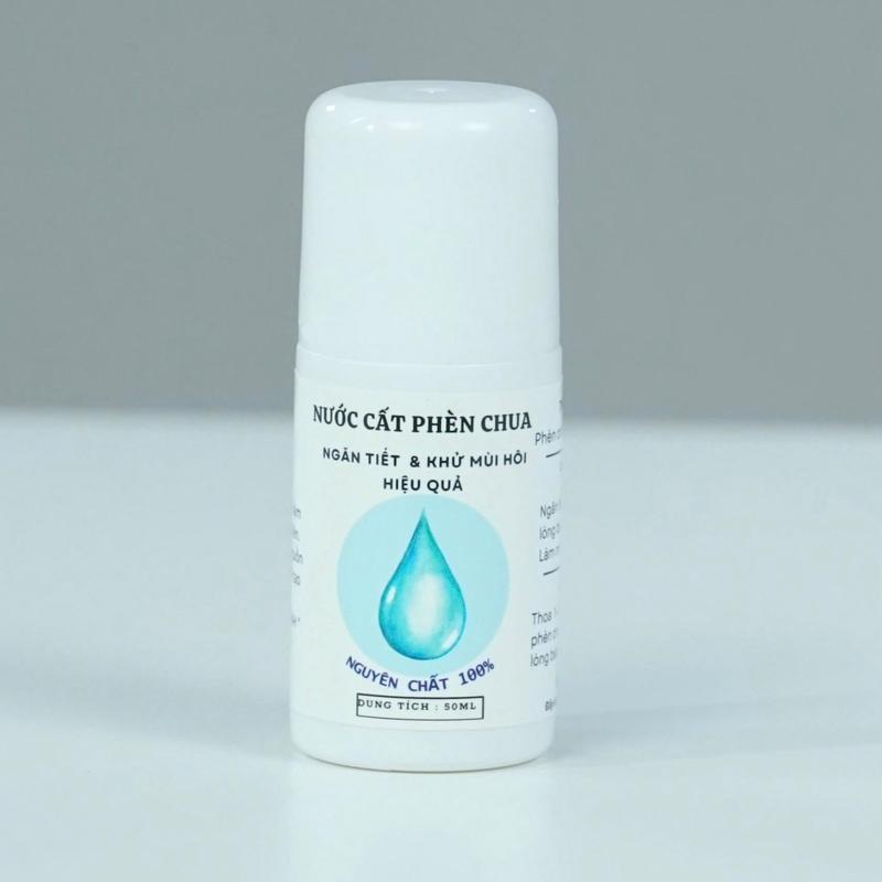 Nước Cất Phèn Chua - Dạng Chai Lăn - 50ml - Hỗ trợ khử mùi hôi nách, làm trắng da vùng nách,...