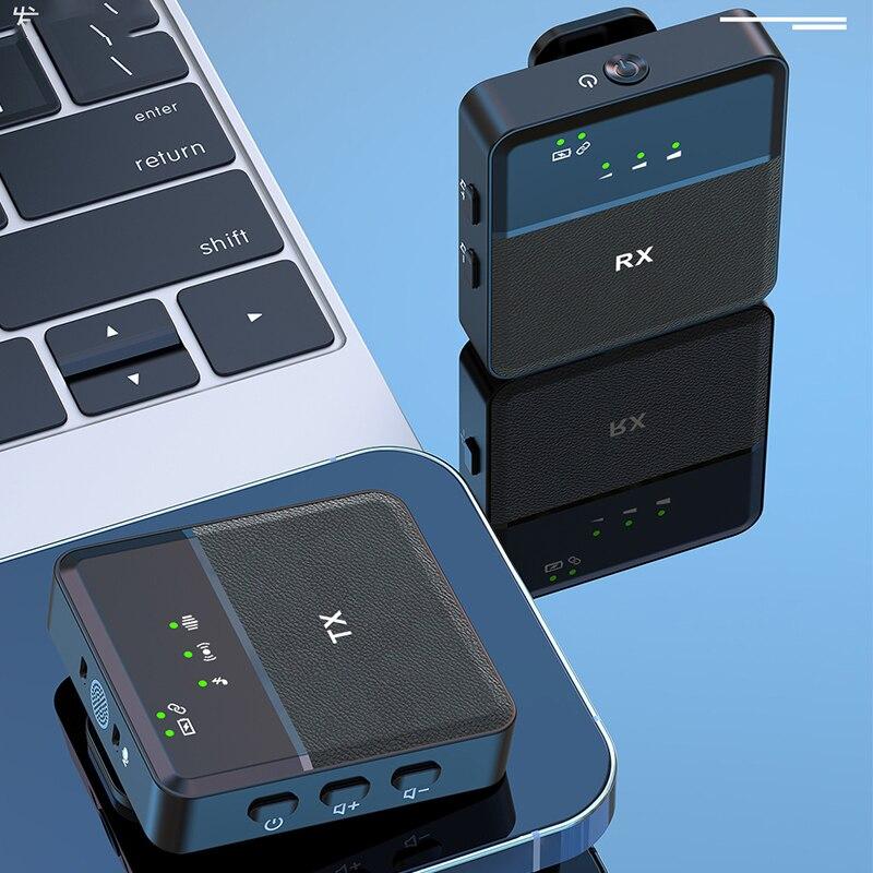 Product Introduction of Multi-function Wireless Microphones Audio Receiver Radio Recording Noise Reduction Microphone for iPhone Android Live Gaming Mic 13