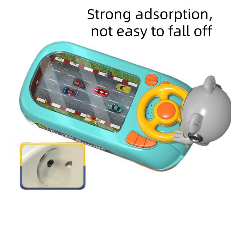 Children's Desktop Racing Toy, Simulation Driving Desktop Steering Wheel, Adventure Game Console, Suitable for Children Over 3 Years Old 6