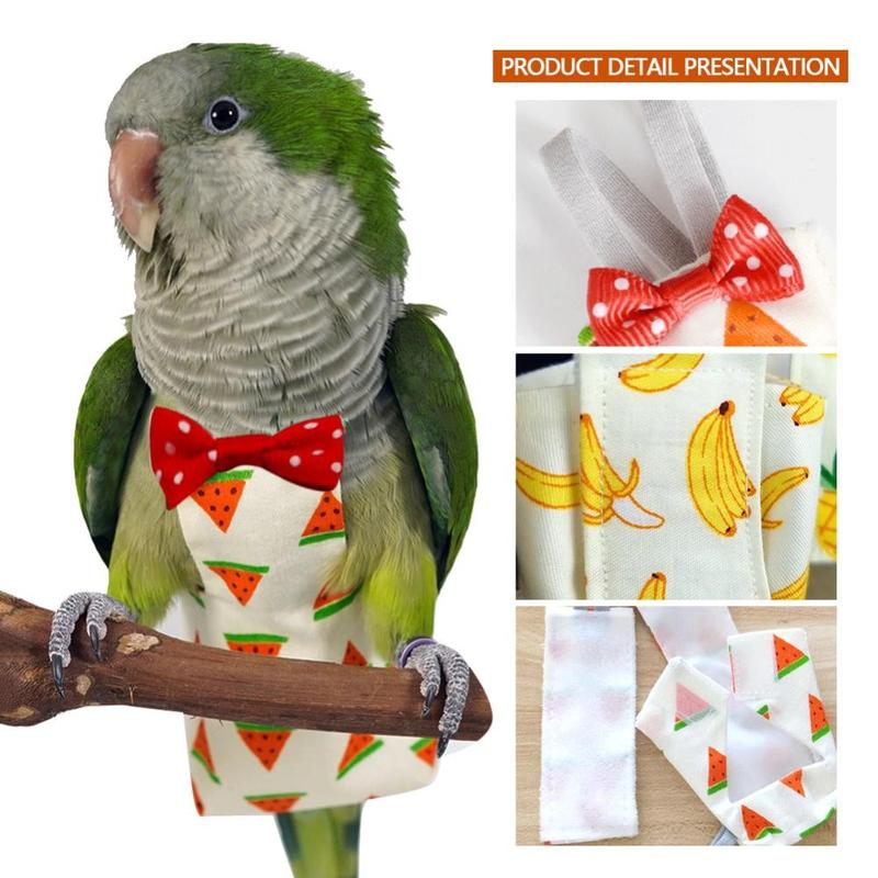 Product Introduction of Parrot Diaper Flight Suit Diaper Clothes Parrot Parakeet Pigeon Medium Large Pet Bird 46