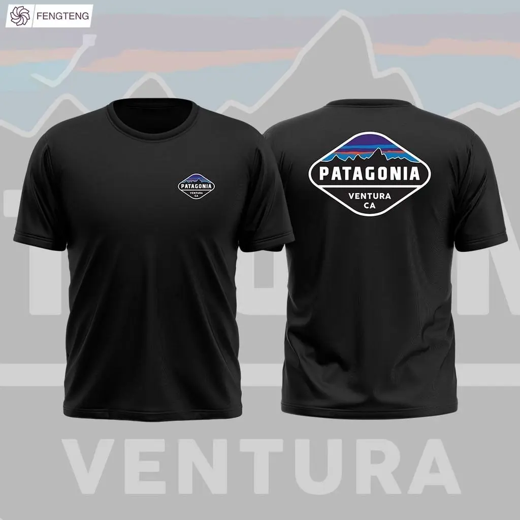 Patagonia T-shirt Baju Patagonia (Microfiber Tshirt) Outdoor Hiking Fishing T-shirt (Ready Stock)