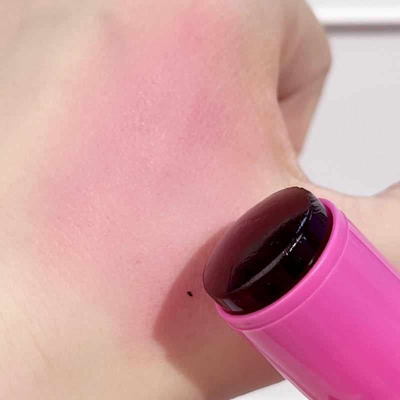 Product Introduction of 4 Colors Jelly Blush Stick Long Lasting Multi-use Cheek Lip Moisturizing Blusher Brightening Skin Makeup Cosmetics 43
