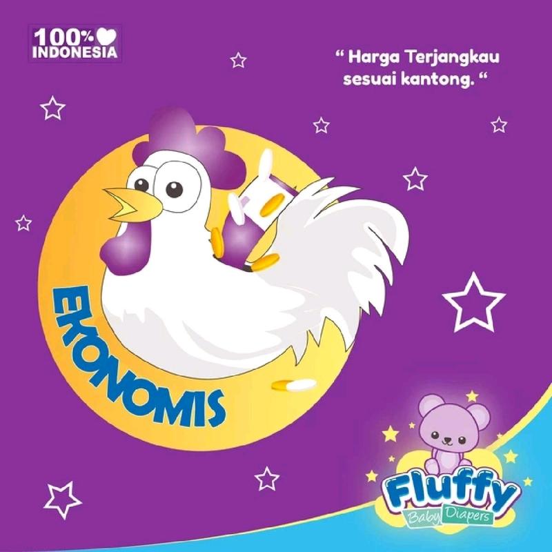 (2BALL) FLUFFY BABY PANTS S40 M32 L28 XL26 Bayi Balita Diapers 5