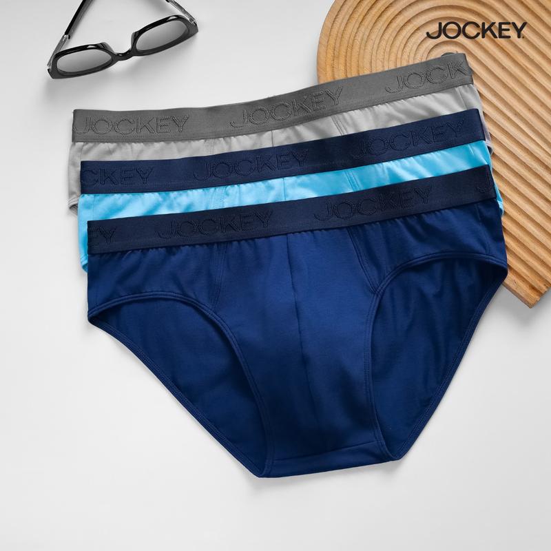 [XẢ KHO] Quần Lót Nam Jockey Cotton 4 Chiều Dáng Brief -  J4013 Sịp Menswear Thun