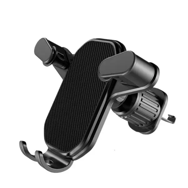 Giá đỡ điện thoại trên ô tô cao cấp  móc cài thép thế hệ mới xoay 360 độ, không chắn cửa gió điều hòa 0