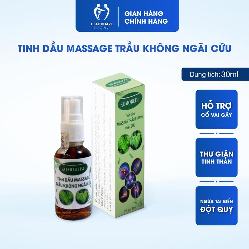 Tinh Dầu Massage Ngải Cứu 30ml Hỗ Trợ Đau Nhức Xương Khớp Giảm Căng Thẳng sản phẩm đơn không có cồn