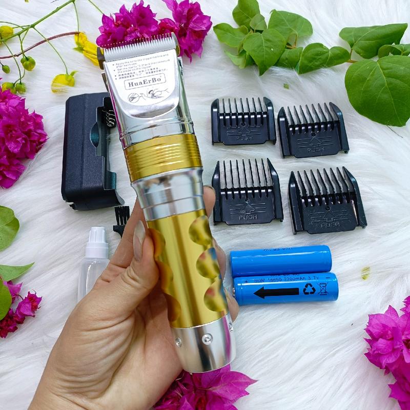 Tông đơ cắt tóc f10 lưỡi sứ đơn cho gia đình học viên Cạo Râu