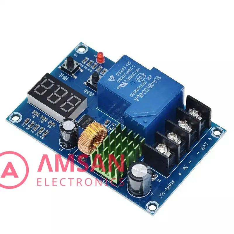 XH M604 / Modul Charger Otomatis cut off Aki Baterai 6-60V 2