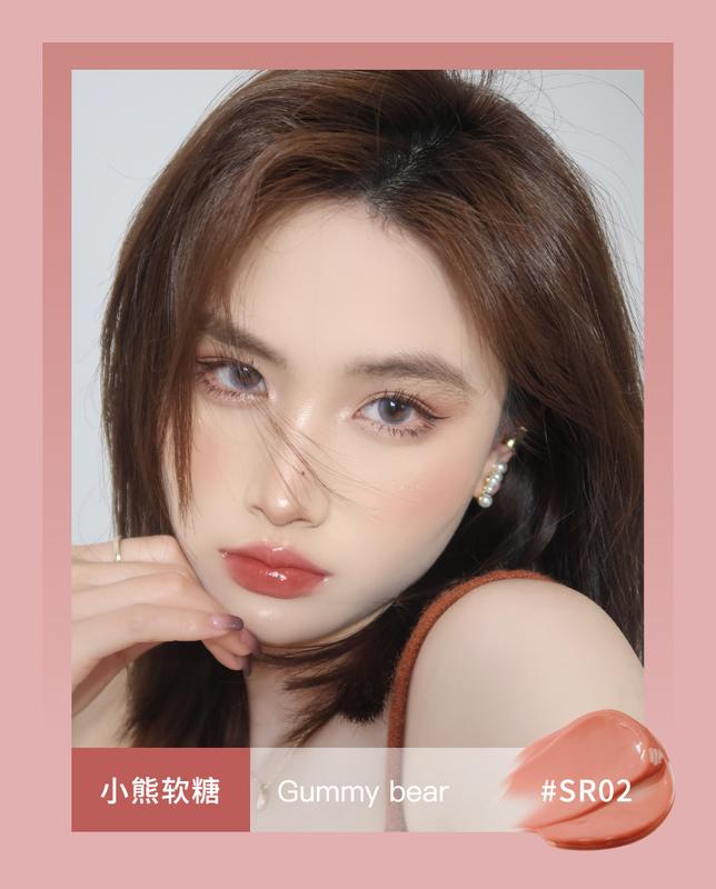 Product Introduction of Leemember/Cute Bear Club Mirror Water Light Lip Li Lipstick Glass Lip Gloss Lip Glaze 3