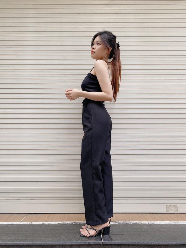 Quần dài ống suông Sunny Trouser Sheff, form đứng hack dáng mẫu QD10 Nữ Pants