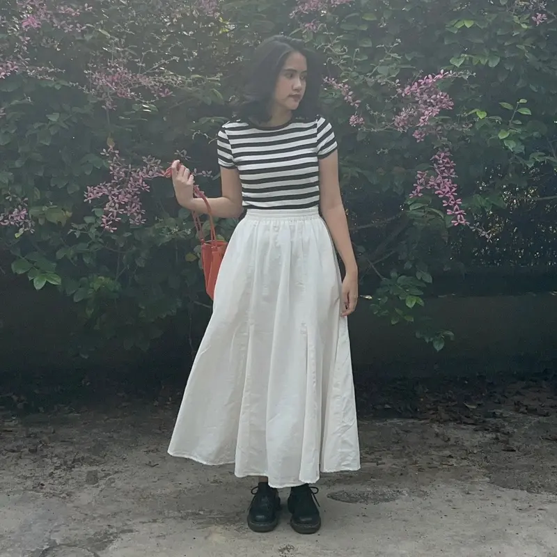 Robin Skirt ByNeeth - Rok linen - Rok basic - Rok A Line - Rok payung - Rok korean style 5