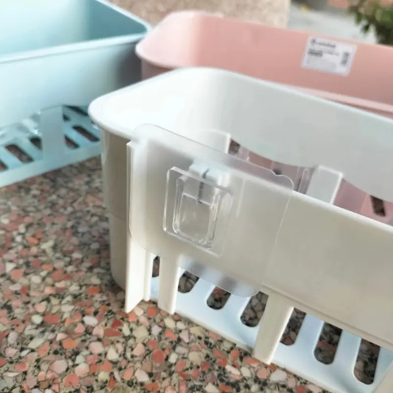 Khay Treo Gắn Tường Nhà Tắm, Nhà Bếp Bằng Nhựa - Khay Đựng Đồ Tiện Lợi 5