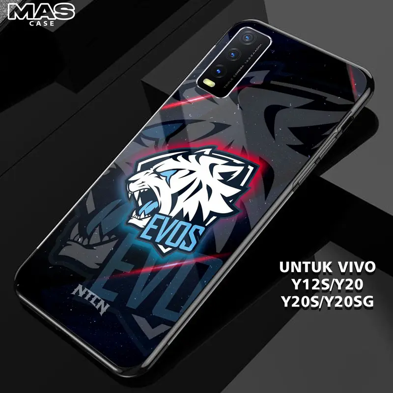 Case VIVO Y20/12S/Y20S/Y20SG Terbaru MAS Case [ EVOS-02 ] Casing VIVO Y12S/Y20/Y20S/Y20SG - Silikon Hp VIVO Y20 - Kesing Hp - Softcase Glass Kaca - Case Terlaris - Pelindung Hp - Case Terbaru VIVO Y20 - Cover Hp 6