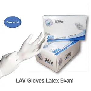 Sarung Tangan Latex LAV Gloves Powdered Cleaning
