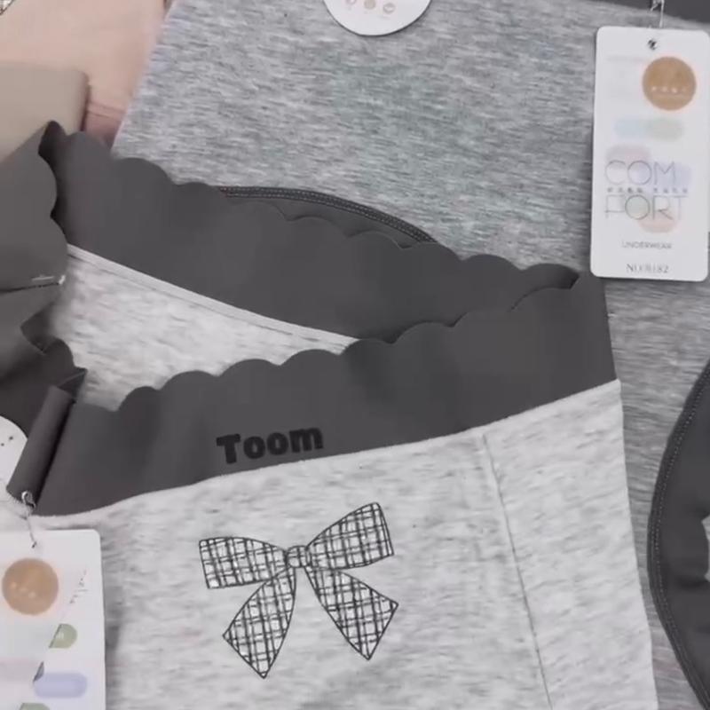 (Fom to 55-68kg) Quần lót nữ cạp cao cotton cao cấp bảng màu đẹp, co giãn êm ái không bai nhão, viền su không lộ viền 4