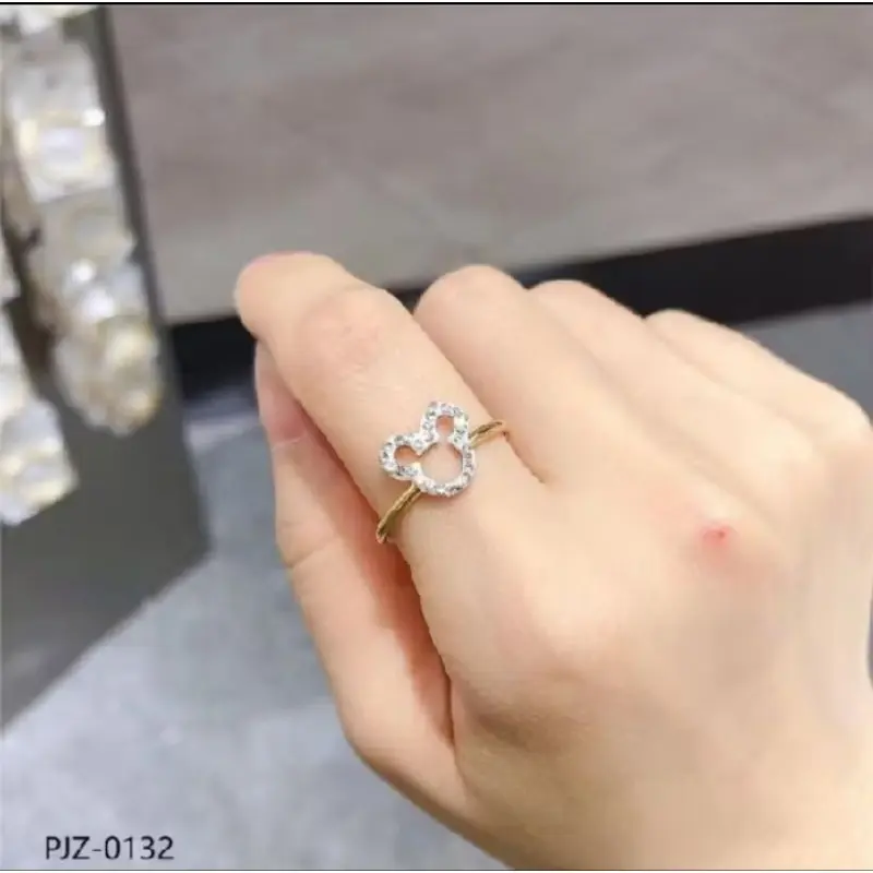cincin Mickey mata titanium wanita cincin simpel 4