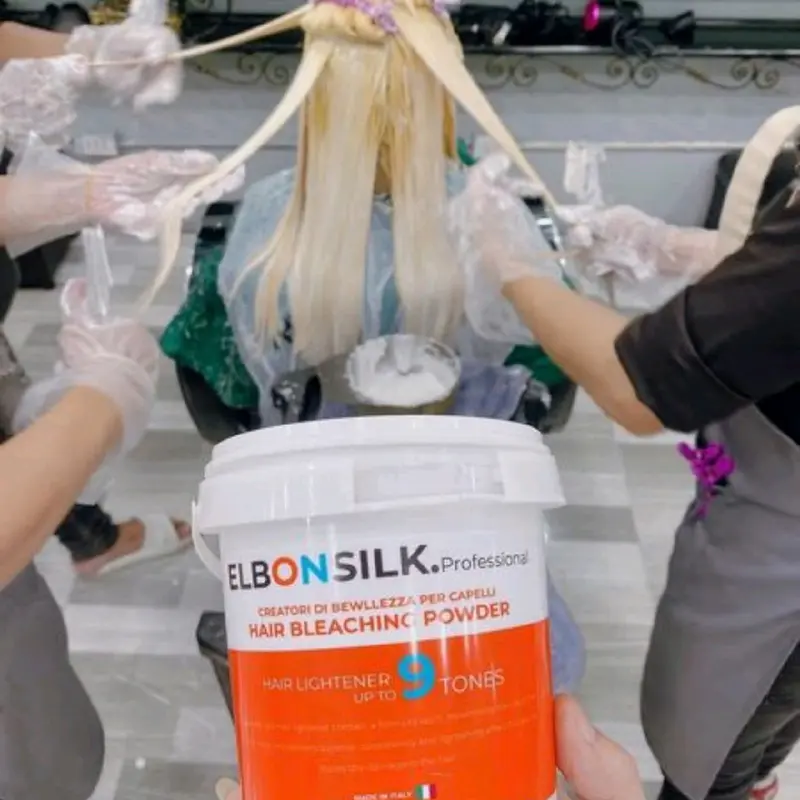 Bột tẩy tóc Elbonsilk tẩy sáng đến 9 cấp độ  750g 2