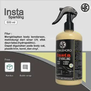 WK Insta Sparkling 500ml Pengkilap Body Motor / Mobil Insta Sparkling Dijamin Kinclong by WK Werkudhoro
