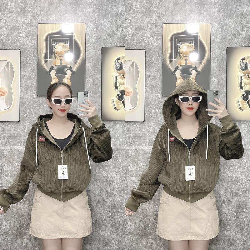Product Introduction of ÁO KHOÁC NHUNG GÂN NỮ CAO CẤP 7 TÚI Jacket Women 15