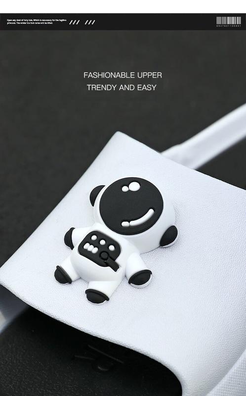 Product Introduction of Cute Men Home Slippers Flops Women Soft Eva Thick Sole Slides Summer Sandals Couples Non Slip Bathroom Shoe 24
