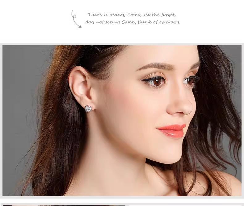 Product Introduction of Bông Tai Cỏ Ba Lá, Bạc Sterling S925, Dành Cho Phụ Nữ, Cao Cấp, Thanh Lịch Và Sang Trọng, Phong Cách Ins Đơn Giản, Bông Tai Mới Năm 2024 10