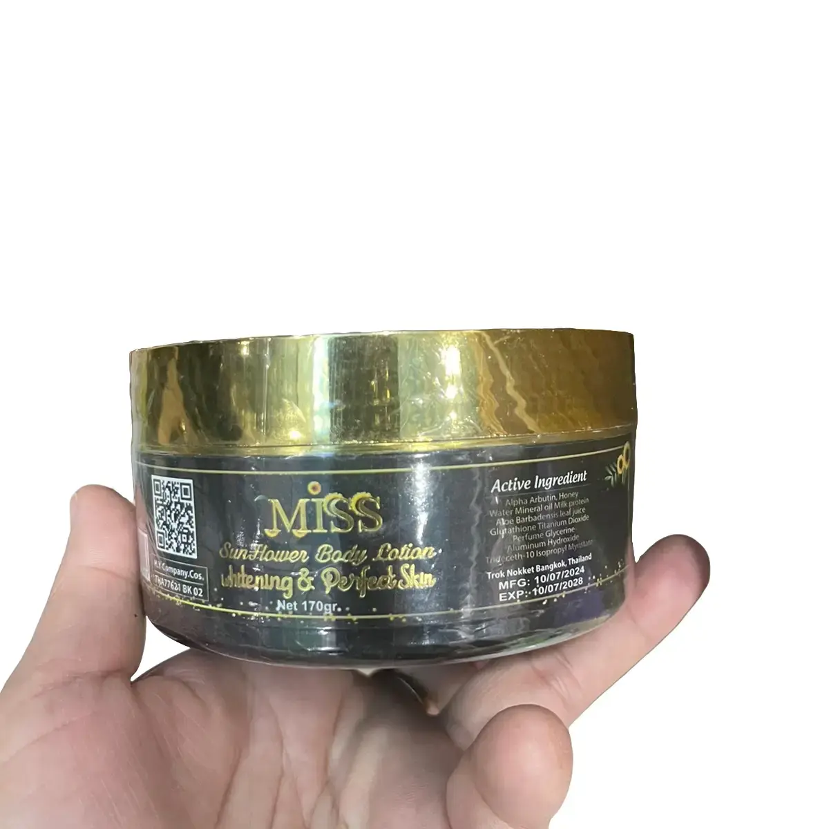 Kem Dưỡng Da Body Miss ..Hỗ Trợ Dưỡng Da Trắng Da  . Giúp mịn màng da ( hộp 170g )