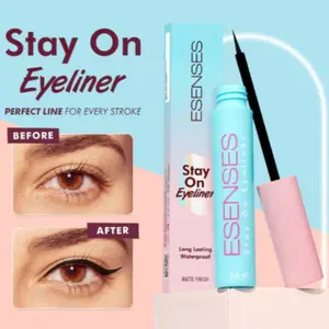 ESENSES Stay On Eyeliner Longlasting Waterproof 3,8ml | Waterproof,Longlasting dan ujung kuas yang tipis