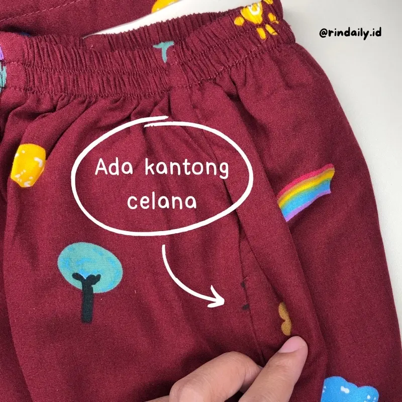 Setelan Panjang Anak Perempuan “Rumi Set” baju muslim, Oneset Ngaji, Tunik Anak 3