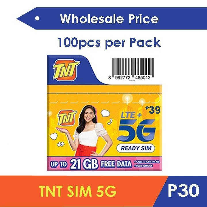 TNT 5G SIM 21 gb data WHOLESALE PRICE (100PCS PER PACK) for - TikTok ...