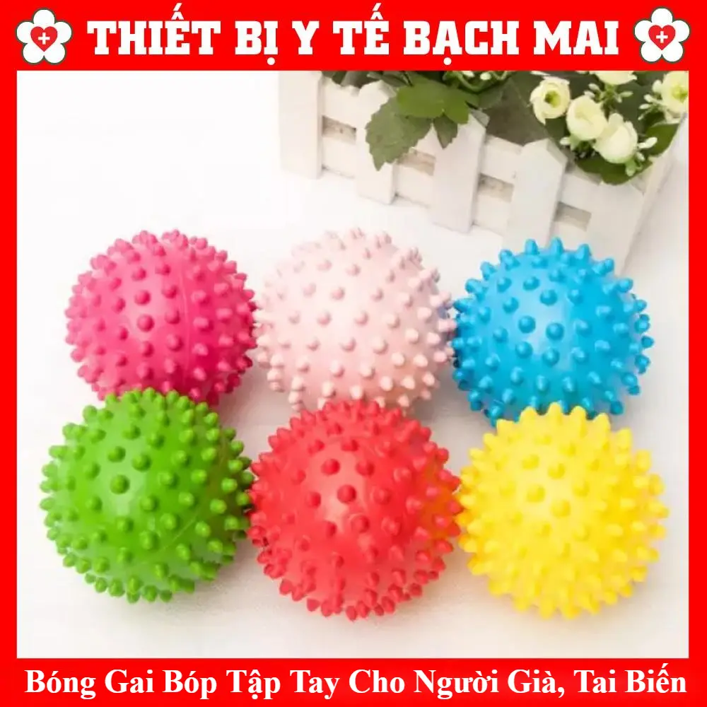 Bóng Gai Cao Su Tập Cơ Tay Phục Hồi Chức Năng Sau Tai Biến - Bóng Bóp Tập Tay