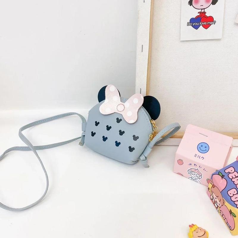 Product Introduction of Cute Princess Girl Coin Purse Crossbody Bag Children's Wallet Coin Bag Cute Cartoon Bow Kids Side Bags Bowknot Shoulder Bag 21